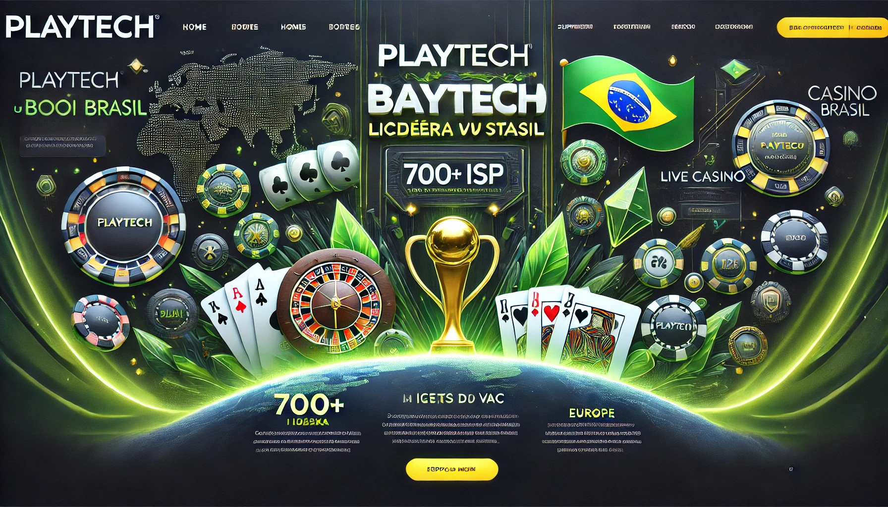Jogos da Playtech no Cassino Booi Brasil