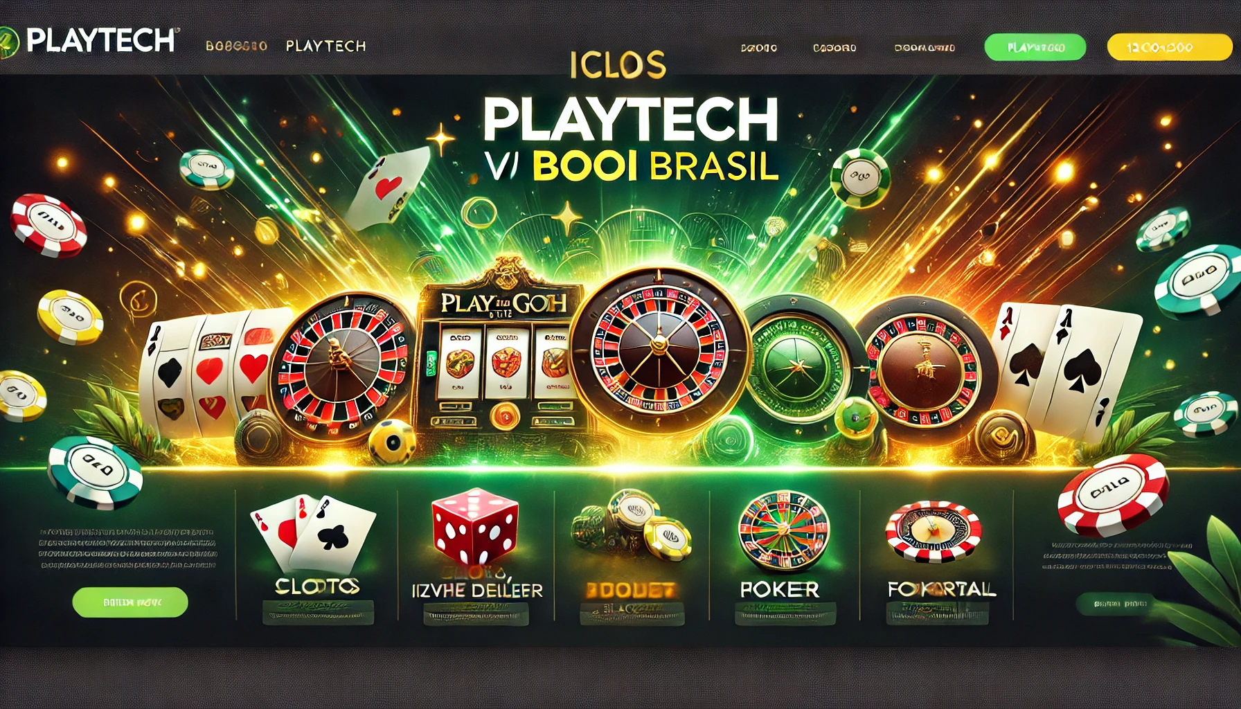 Jogos da Playtech no Cassino Booi Brasil